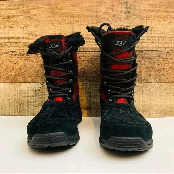 NWT UGG Butte Redwood Boots Plaid Style - Picture 5 of 11